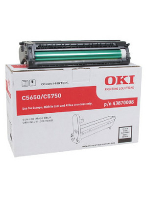 OKI - 43870008 - Drum black, 43870008, OKI
