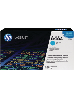 Hewlett Packard (DAT) - CF031AC - Toner 646A Cyan, CF031AC, Hewlett Packard (DAT)