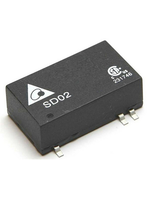 Delta-Electronics - SD02D0505A - DC/DC converter 4.5...9 VDC 5 VDC, SD02D0505A, Delta-Electronics