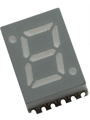 Broadcom - HDSM-281B - 7-segment LED-display blue 7 mm SMD, HDSM-281B, Broadcom