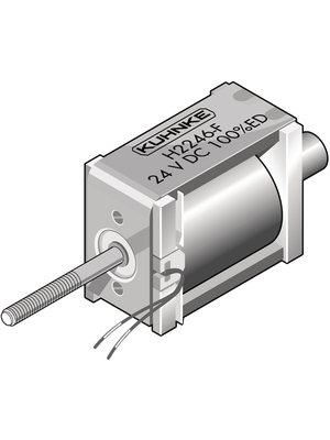 Kuhnke - H2206-F-24V100% - Solenoid Actuator 5 mm 2.5 N 0.6 N 5.2 W, H2206-F-24V100%, Kuhnke