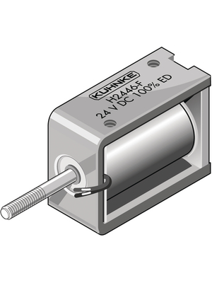 Kuhnke - H2406-F-24V100% - Solenoid Actuator 8 mm 3 N 0.4 N 6 W, H2406-F-24V100%, Kuhnke