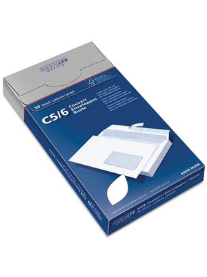 Mettler Office - 7064-80-S50 - METTLER envelopes, window on right C5/6, 7064-80-S50, Mettler Office