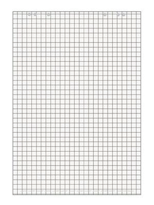  - LANDRE 10050592 - Flipchart pad, checked, LANDRE 10050592