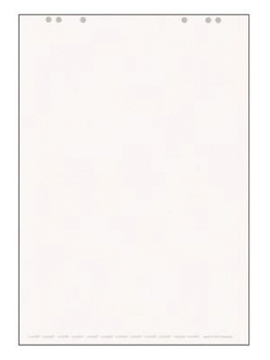  - LANDRE 10050593 - Flipchart pad, blank, LANDRE 10050593