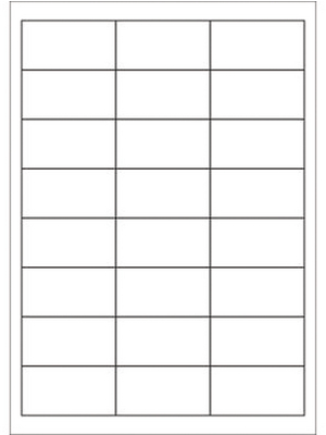  - L6433 - Universal label. 64.6 x 33.8 mm, L6433