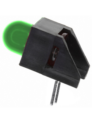 Broadcom - HLMP-3507-D00B2 - PCB LED 5 mm round green, HLMP-3507-D00B2, Broadcom