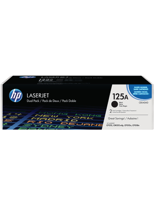 Hewlett Packard (DAT) - CB540AD - Toner duopack 125A black, CB540AD, Hewlett Packard (DAT)
