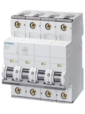 Siemens - 5SY5410-6 - Circuit Breaker universal current sensitive 10 A 4, Circuit tripping B, 5SY5410-6, Siemens