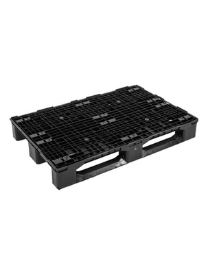 Eurostat - 25-100-0032 - Pallet, 1200 x 800 x 155 mm, HDPE, black, 25-100-0032, Eurostat