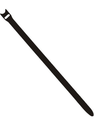 Fastech - E7-2-330-B10 - Hook-and-loop cable ties black 200 mm x7 mm, E7-2-330-B10, Fastech
