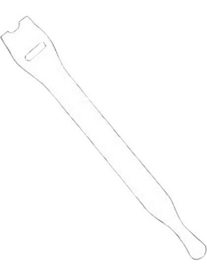 Fastech - E1-2-010-B10 - Hook-and-loop cable ties white 200 mm x13 mm, E1-2-010-B10, Fastech