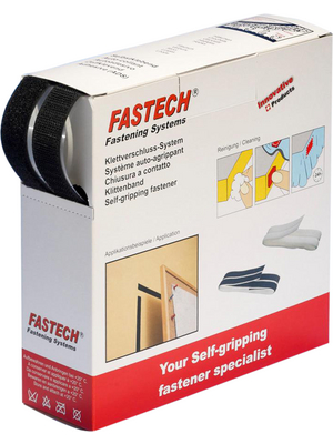 Fastech - B50-SKL-JV999910 - Self-adhesive hook-and-loop fasteners black 10.0 m x50 mm, B50-SKL-JV999910, Fastech