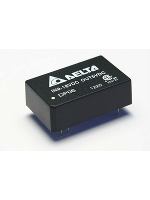 Delta-Electronics - DP06D1212A - DC/DC converter 9...18 VDC 12 VDC, DP06D1212A, Delta-Electronics