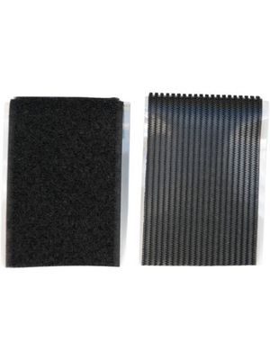 Fastech - 730-330-2C-OLD - Hook-and-loop tape black 50 mmx100 mm PU=Pair (2 pieces), 730-330-2C-OLD, Fastech