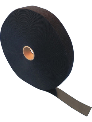 Fastech - 697-330-BAG - Hook-and-loop fastener on reel black 5 m x20 mm, 697-330-BAG, Fastech