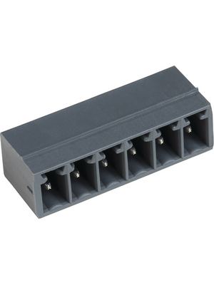 PTR Messtechnik - STLZ950/8G-5.08-V-BASALT GREY - Pin header, straight Solder Pin [PCB, Through-Hole] 8P, STLZ950/8G-5.08-V-BASALT GREY, PTR Messtechnik