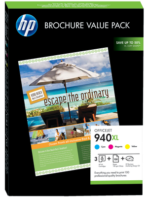 Hewlett Packard (DAT) - CG898AE - CMY photo pack 940XL Cyan / magenta / yellow, CG898AE, Hewlett Packard (DAT)