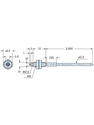 Panasonic - FT-42 - Fibre cable M4 2 m, FT-42, Panasonic