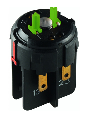 RAFI - 1.20.126.705/9000 - Contact block emergency stop / QC (Quick Connect) / With light pipe 2 make contacts (NO) RAFIX FS, 1.20.126.705/9000, RAFI