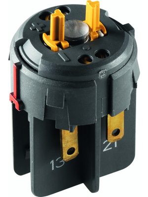 RAFI - 1.20.126.703/9000 - Contact block emergency stop / QC (Quick Connect) / With light pipe 1 NO+1 NC RAFIX FS, 1.20.126.703/9000, RAFI