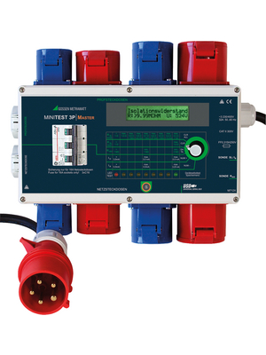 Gossen Metrawatt - MINITEST 3P MASTER DE - Appliance Tester F (CEE 7/4), MINITEST 3P MASTER DE, Gossen Metrawatt