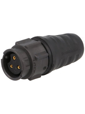 Switchcraft - EN3L3F - Coupling bushing EN3, 3-pin Poles 3, EN3L3F, Switchcraft