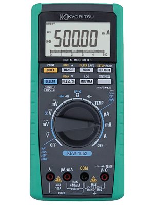 Kyoritsu - KEW 1062 - Multimeter digital TRMS AC+DC 50000 digits 1000 VAC 1000 VDC 10 ADC, KEW 1062, Kyoritsu