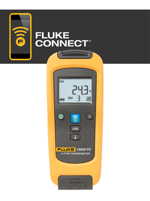 Fluke - FLK-T3000 FC - Data logger Temperature, +1372 C, Fluke Connect, FLK-T3000 FC, Fluke