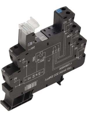 Weidmller - TOS 24-230VUC EMPTY - Relay socket, TOS 24-230VUC EMPTY, Weidmller