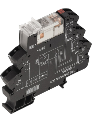 Weidmller - TRZ 230VAC RC 2CO - Relay module, TRZ 230VAC RC 2CO, Weidmller