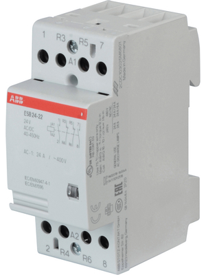 ABB - ESB24-22-24AC/DC - Contactor 24 V 2 NO+2 NC Screw Terminal, ESB24-22-24AC/DC, ABB