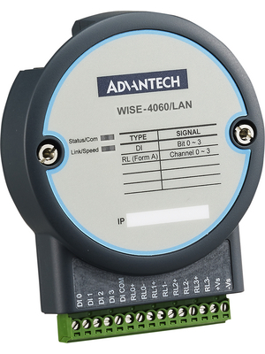 Advantech - WISE-4060/LAN - Ethernet I/O Module, IEEE 802.3u, Fast Ethernet (10/100 Mbit/s), WISE-4060/LAN, Advantech