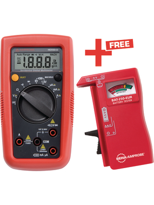Amprobe - HEX60-D KIT - Multimeter digital RMS 2000 digits 600 VAC 600 VDC 10 ADC, HEX60-D KIT, Amprobe