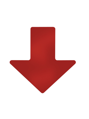 Brady - 104412 - Floor Arrows, 104412, Brady