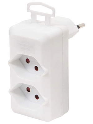 Brennenstuhl - 1507922101 - Plug-in power strip white 10 A/230 VAC Typ 12, 1507922101, Brennenstuhl