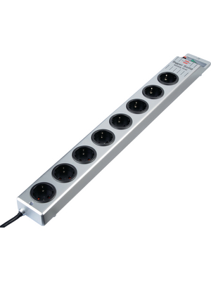 Brennenstuhl - 1153340118 - Outlet strip, 8xF (CEE 7/3), 2.5 m, 16 A/230 VAC, 1153340118, Brennenstuhl