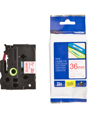 Brother - TZE-555 - Label tape 24 mm white on blue, TZE-555, Brother