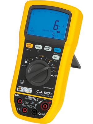 Chauvin Arnoux - C.A 5277 - Multimeter digital TRMS AC+DC LCD, backlit 1000 VAC 1000 VDC 20 A, C.A 5277, Chauvin Arnoux