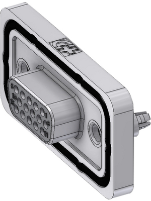 Deltron - HD-DWM15SY/2M86UN - D-Sub Connector High Density Female 15P, HD-DWM15SY/2M86UN, Deltron