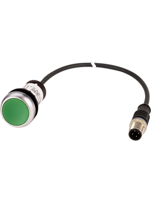 Eaton - C22-D-G-K10-P3 - Pushbutton flush, 1 make contact (NO), M12 / 4-pole, C22-D-G-K10-P3, Eaton