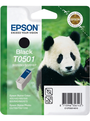 Epson - C13T05014010 - Ink T0501 black, C13T05014010, Epson