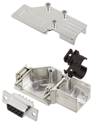 Encitech Connectors - DCMR-FK-09-DBS-K - D-Sub socket kit 9P, DCMR-FK-09-DBS-K, Encitech Connectors
