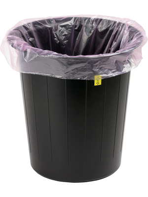 Eurostat - PLASTP SAR 31664 - Waste sacks ESD 15l PU=Pack of 50 pieces, Polyethylene, PLASTP SAR 31664, Eurostat