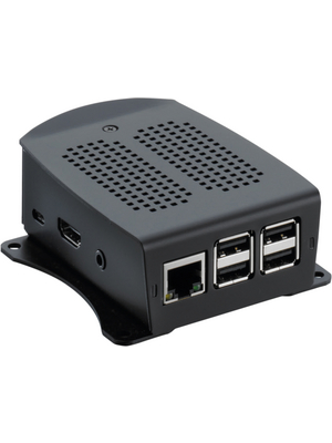 Fischer Elektronik - RSP 1 SA L - Aluminium enclosure, black, 71.1 x 99.2 x 33.5 mm, Aluminium, RSP 1, RSP 1 SA L, Fischer Elektronik