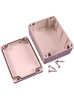 Hammond - 1554FGY - Plastic enclosure 90 x 120 x 60 mm grey ABS IP 65 N/A, 1554FGY, Hammond