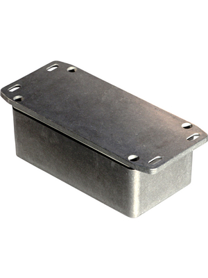 Hammond - 1590WBSFL - Metal enclosure, Natural aluminum, 60.5 x 112 x 42 mm, Die cast aluminium, IP 65, 1590W, 1590WBSFL, Hammond