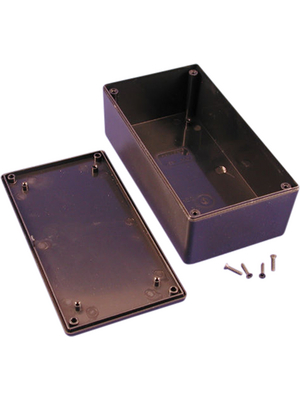 Hammond - 1591XXDSBK - Plastic enclosure black 82 x 47 mm ABS plastic, 1591XXDSBK, Hammond