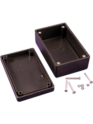 Hammond - 1594CWBK - Plastic enclosure 66 x 105 x 33 mm black ABS IP 65 N/A, 1594CWBK, Hammond