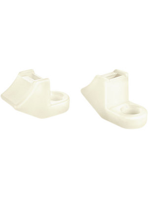 HellermannTyton - CL8 PA66W BK 100 - Cable tie mount 8 mm black - 151-26860, CL8 PA66W BK 100, HellermannTyton